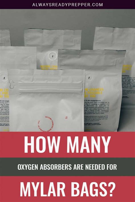 how many oxygen absorbers per mylar bag